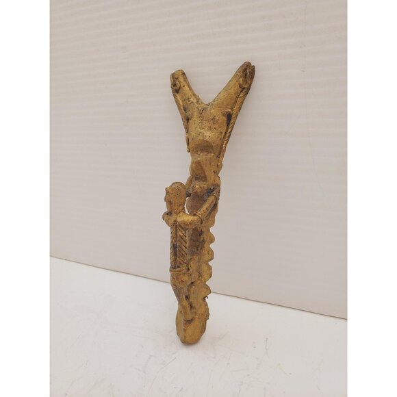 Vintage Brass man climbing tree Brass- home Decor- handmade Art- Design-… - Picture 7 of 10